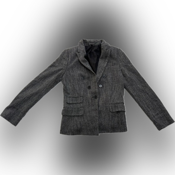 Express Jackets & Blazers - Express Charcoal Colored Blazer
